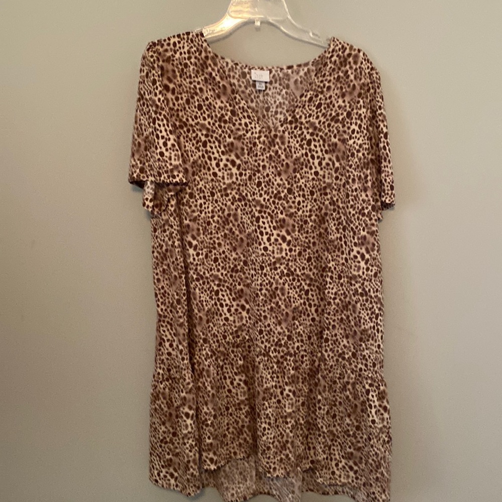 Leopard print dress